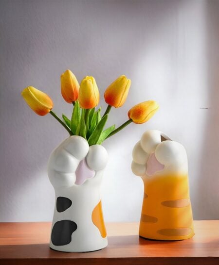 Cute Cat Paw Vase