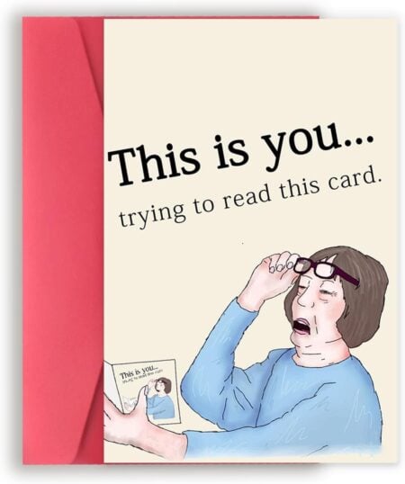 Funny Mother’s Day Card: Bad Eyesight