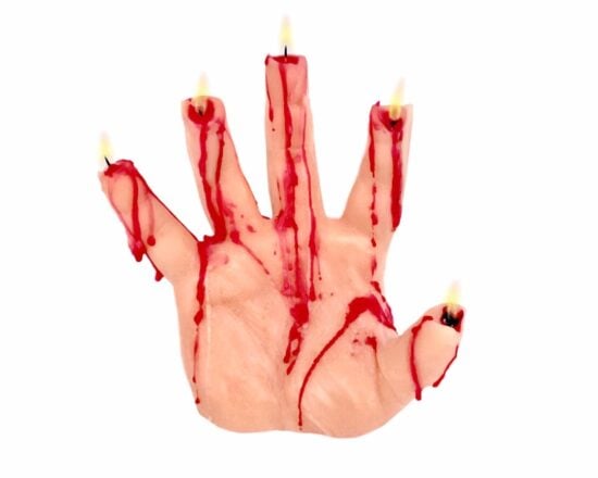 Bleeding Hand Candle