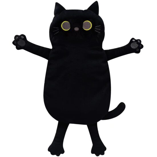 Black Cat Microwavable Heating Pad