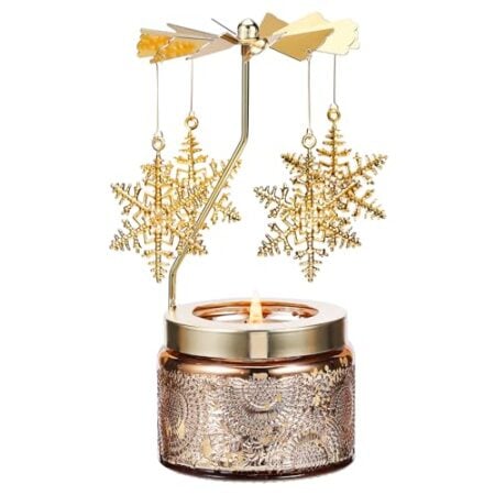 Heat-Powered Rotating Carousel Candle