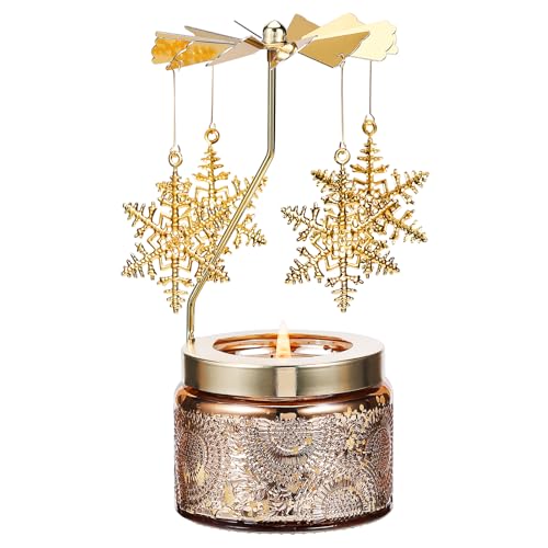 Heat-Powered Rotating Carousel Candle