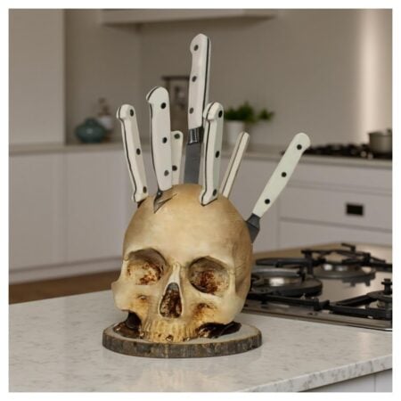 Skull Skeleton Knife Holder