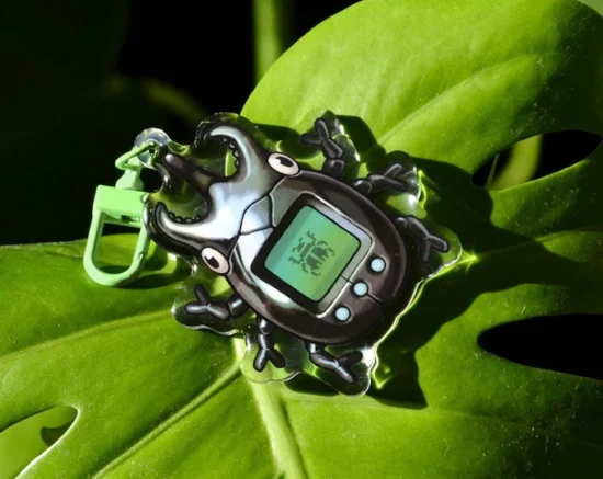 Beetle Tamagotchi Keychain