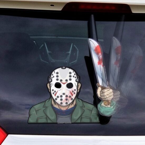 Hockey Masked Killer Rear Wiper Decal