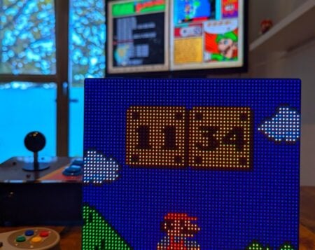 Retro Super Mario WiFi Clock