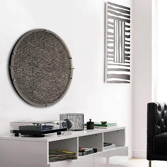Wall-Mounted Labyrinth Game Board
