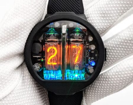 Nixoid Nixie Tube Watch