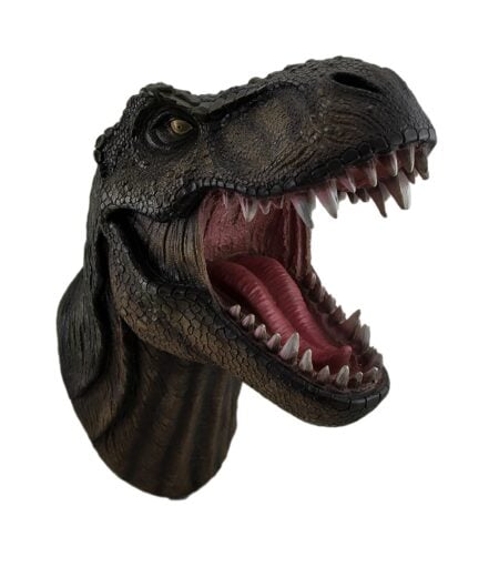 Snarling T-Rex Wall Bust