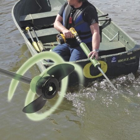 Drill Paddle Handheld Trolling Motor