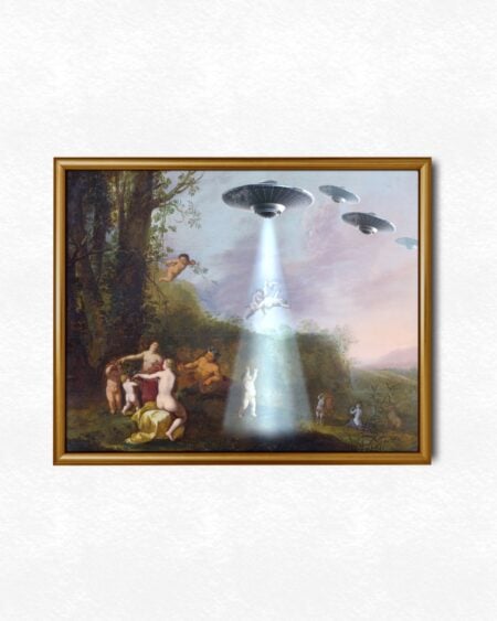 Alien Abduction Printable Wall Art
