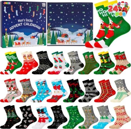 Christmas Socks Advent Calendar for Men