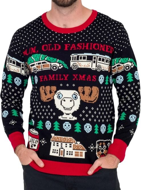 Christmas Vacation Old Fashioned Family Xmas Sweater