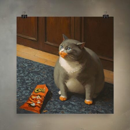 Fat Cat Eats Cheetos and Experiences Existential Dread