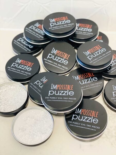 Tiny Impossible Clear Jigsaw Puzzle